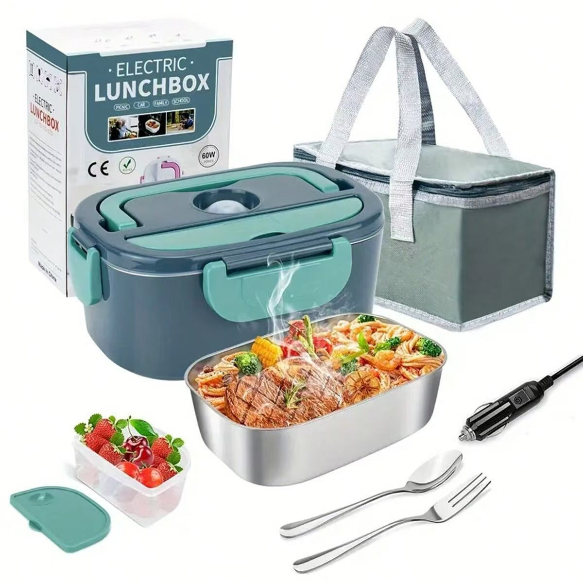 Stainless steel electric lunch box